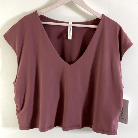 ATHLETA Women’s Plus Size Vita Free Cropped Tee 3X - Picture 2 of 11